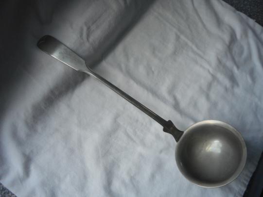A KITCHEN LADLE, of the SS GERMANIA REGIMENT.